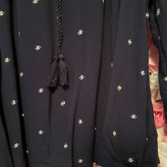 Aerie Boho Flowy Top Sz L - Picture 4 of 6